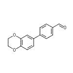 CAS#: 893737-31-0， 4-(2,3-Dihydro-1,4-benzodioxin-6-yl)benzaldehyde
