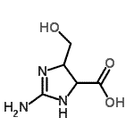 CAS#: 89417-96-9， 2-Amino-4-(hydroxymethyl)-4,5-dihydro-1H-imidazole-5-carboxylic acid