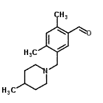 CAS#: 894207-03-5， 2,4-Dimethyl-5-[(4-methyl-1-piperidinyl)methyl]benzaldehyde