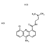 CAS#: 89459-12-1， 9-Amino-5-chloro-N-[2-(dimethylamino)ethyl]-4-acridinecarboxamide dihydrochloride