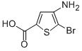结构式 CAS# 89499-42-3, 4-氨基-5-溴-2-噻吩羧酸