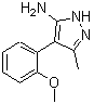 CAS#: 895010-58-9， 4-(2-Methoxyphenyl)-3-methyl-1H-pyrazol-5-amine
