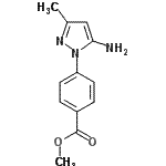 CAS#: 895042-62-3， Methyl 4-(5-amino-3-methyl-1H-pyrazol-1-yl)benzoate