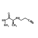 CAS#: 89534-01-0， (2S)-2-[(2-Cyanoethyl)amino]propanehydrazide