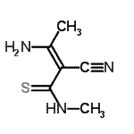 CAS#: 89598-72-1， (2Z)-3-Amino-2-cyano-N-methyl-2-butenethioamide