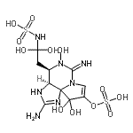 CAS#: 89614-45-9， {2-[(3aS,4R,6Z)-2-Amino-5,10,10-trihydroxy-6-imino-9-(sulfooxy)-3a,4,5,6-tetrahydro-3H,10H-pyrrolo[1,2-c]purin-4-yl]-1,1-dihydroxyethyl}sulfamic acid