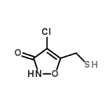 CAS#: 89660-91-3， 4-Chloro-5-(sulfanylmethyl)-1,2-oxazol-3(2H)-one