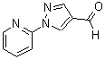 结构式 CAS# 896717-66-1, 1-(2-吡啶基)-1H-吡唑-4-甲醛