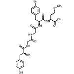 CAS#: 89705-57-7， L-Tyrosylglycylglycyl-4-bromo-L-phenylalanyl-L-methionine