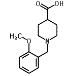 CAS#: 897094-26-7， 1-(2-Methoxybenzyl)-4-piperidinecarboxylic acid