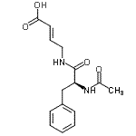 CAS#: 89711-04-6， (2E)-4-[(N-Acetyl-L-phenylalanyl)amino]-2-butenoic acid