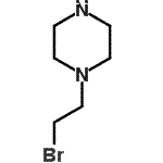 structure of CAS# 89727-93-5, 1-(2-Bromoethyl)piperazine;NSC114237