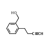 CAS#: 897388-19-1， [2-(3-Butyn-1-yl)phenyl]methanol