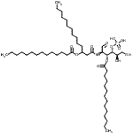 CAS#: 89756-57-0， 2-Deoxy-4-O-phosphono-3-O-tetradecanoyl-2-{[3-(tetradecanoyloxy)tetradecanoyl]amino}-D-glucose