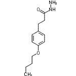 CAS 登录号：89790-07-8， 3-(4-丁氧基苯基)丙酰肼
