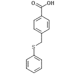 CAS 登录号：89797-56-8， 4-[(苯基硫基)甲基]苯甲酸