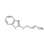 CAS#: 89805-98-1， 2-[(2E)-2-Buten-1-ylsulfanyl]-1,3-benzothiazole