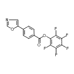 CAS#: 898288-91-0， Pentafluorophenyl 4-(1,3-oxazol-5-yl)benzoate