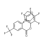 结构式 CAS# 898289-52-6, 五氟苯基2-(4-吗啉基)-5-(三氟甲基)苯甲酸酯
