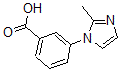 structure of CAS# 898289-59-3, 3-(2-Methyl-1H-Imidazol-1-Yl)-Benzoic Acid;3-(2-Methyl-1H-Imidazol-1-Yl)Benzoic Acid