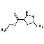CAS#: 89851-94-5， Ethyl 3-methyl-4,5-dihydro-1H-pyrazole-5-carboxylate