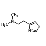 CAS#: 89852-41-5， N,N-Dimethyl-2-(1,3-thiazol-4-yl)ethanamine