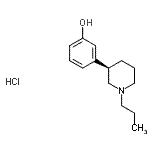 CAS#: 89874-80-6， 3-[(3R)-1-Propyl-3-piperidinyl]phenol hydrochloride (1:1)