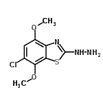 CAS#: 898748-55-5， 6-Chloro-2-hydrazino-4,7-dimethoxy-1,3-benzothiazole