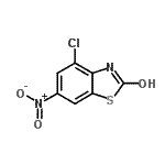 CAS#: 898748-63-5， 4-Chloro-6-nitro-1,3-benzothiazol-2-ol
