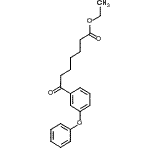 structure of CAS# 898752-70-0, Ethyl 7-oxo-7-(3-phenoxyphenyl)heptanoate;Ethyl 7-oxo-7-(3-phenoxyphenyl)heptanoate