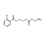 结构式 CAS# 898753-38-3, 乙基6-(2-氟苯基)-6-氧代己酸酯