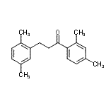 结构式 CAS# 898753-51-0, 1-(2,4-二甲基苯基)-3-(2,5-二甲基苯基)-1-丙酮