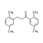 结构式 CAS# 898753-54-3, 1,3-二(2,5-二甲基苯基)-1-丙酮