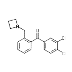 结构式 CAS# 898755-27-6, [2-(1-氮杂环丁基甲基)苯基](3,4-二氯苯基)甲酮