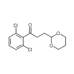CAS 登录号：898756-97-3， 1-(2,6-二氯苯基)-3-(1,3-二恶烷-2-基)-1-丙酮