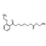 structure of CAS# 898757-48-7, Ethyl 8-(2-ethoxyphenyl)-8-oxooctanoate;ethyl 8-(2-ethoxyphenyl)-8-oxooctanoate
