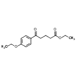 结构式 CAS# 898757-51-2, 乙基5-(4-乙氧基苯基)-5-氧代戊酸酯