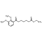 结构式 CAS# 898758-11-7, 乙基7-(2,3-二甲氧基苯基)-7-氧代庚酸酯
