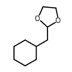 结构式 CAS# 898759-11-0, 2-(环己基甲基)-1,3-二氧戊环