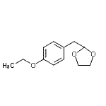 结构式 CAS# 898759-48-3, 2-(4-乙氧基苄基)-1,3-二氧戊环