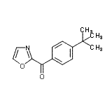 CAS#: 898760-03-7， [4-(2-Methyl-2-propanyl)phenyl](1,3-oxazol-2-yl)methanone