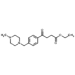 structure of CAS# 898763-57-0, Ethyl 4-{4-[(4-methyl-1-piperazinyl)methyl]phenyl}-4-oxobutanoate;Ethyl 4-[4-(4-methylpiperazinomethyl)phenyl]-4-oxobutyrate;Ethyl 4-[4-(4-methylpiperazinomethyl)-phenyl]-4-oxobutyrate;MFCD03841831