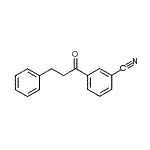 structure of CAS# 898764-08-4, 3-(3-Phenylpropanoyl)benzonitrile;3'-cyano-3-phenylpropiophenone