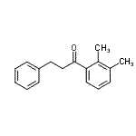 结构式 CAS# 898764-24-4, 1-(2,3-二甲基苯基)-3-苯基-1-丙酮