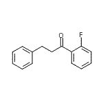 structure of CAS# 898764-48-2, 1-(2-Fluorophenyl)-3-phenyl-1-propanone;2'-fluoro-3-phenylpropiophenone