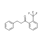 结构式 CAS# 898764-51-7, 3-苯基-1-[2-(三氟甲基)苯基]-1-丙酮