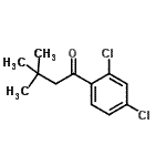 结构式 CAS# 898764-86-8, 1-(2,4-二氯苯基)-3,3-二甲基-1-丁酮