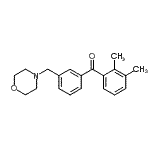 CAS#: 898765-53-2， (2,3-Dimethylphenyl)[3-(4-morpholinylmethyl)phenyl]methanone