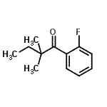 结构式 CAS# 898765-76-9, 1-(2-氟苯基)-2,2-二甲基-1-丁酮