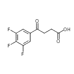 CAS 登录号：898765-87-2， 4-氧代-4-(3,4,5-三氟苯基)丁酸